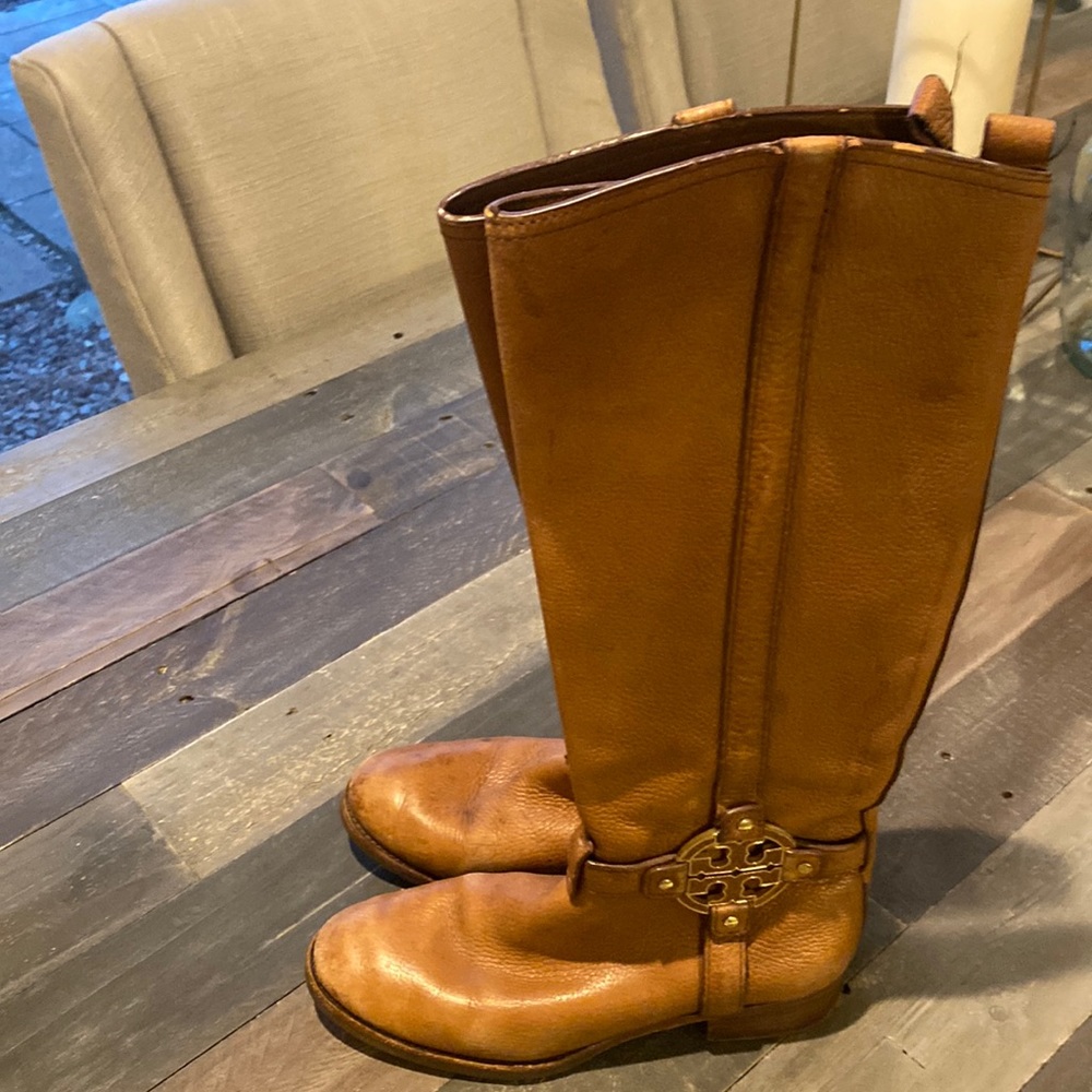 Tory Burch Riding Boots Brown Size 8M